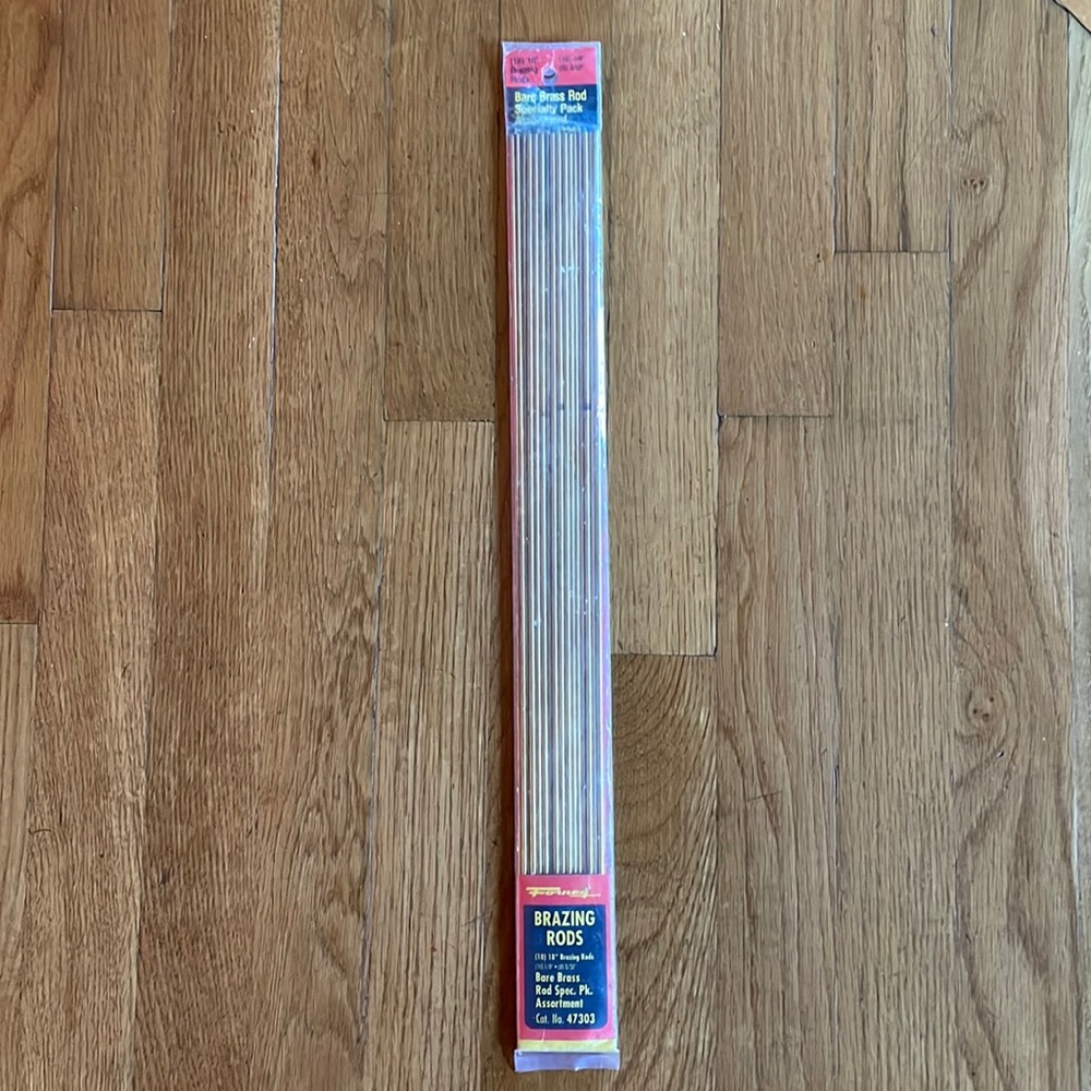 Forney Brazing Rods - Bare Brass Rod Spec. Pk. Assortment, Cat. No. 47303